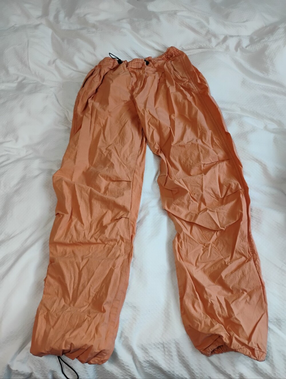 Garage Women's Lightweight Drawstring Pants - Rust Orange